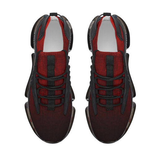 Black and Red Scuffs Air Sneakers - Image 3