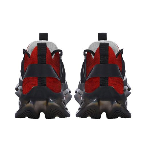 Black and Red Scuffs Air Sneakers - Image 4