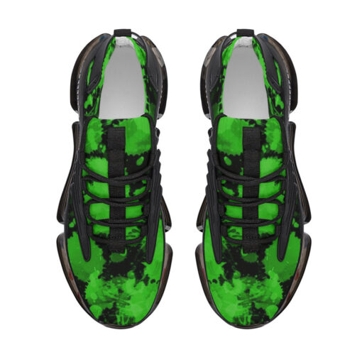 Green Paint Blots Air Sneakers - Image 3