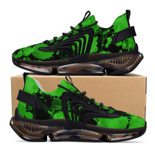 Green Paint Blots Air Sneakers