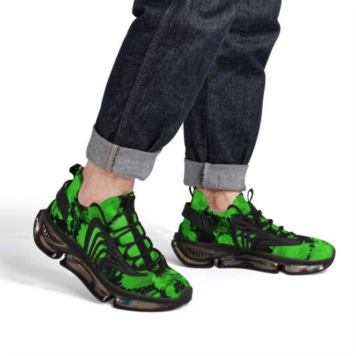 Green Paint Blots Air Sneakers - Image 7