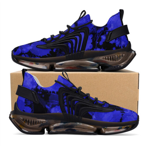 Blue Paint Blots Air Sneakers