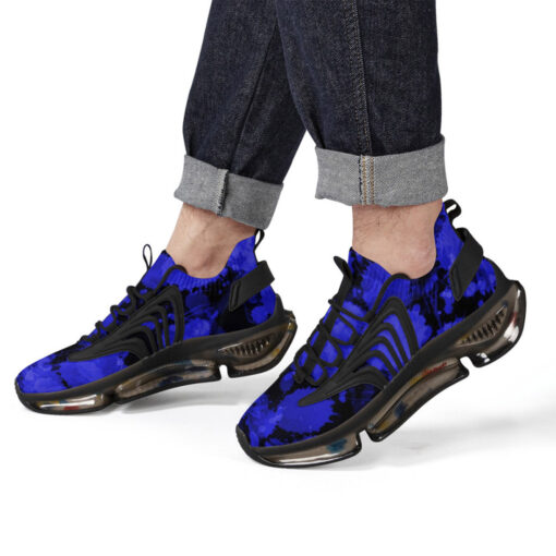 Blue Paint Blots Air Sneakers - Image 8