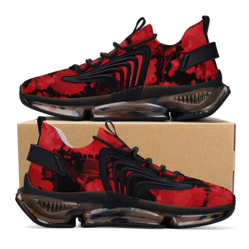 Red Paint Blots Air Sneakers