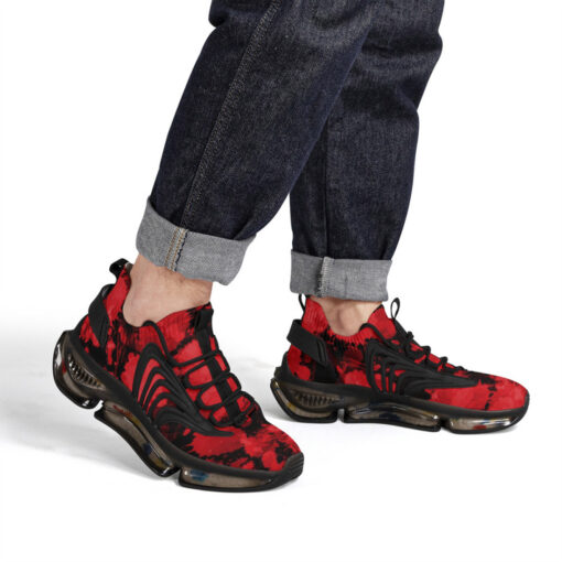 Red Paint Blots Air Sneakers - Image 7