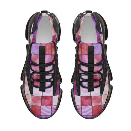 Stained Glass Mosaic Air Sneakers - Image 3