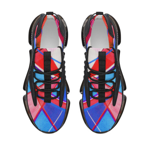 Geometric Pattern Air Sneakers - Image 3