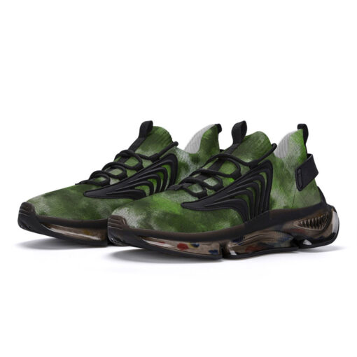 Green Canvas Camouflage Air Sneakers - Image 2