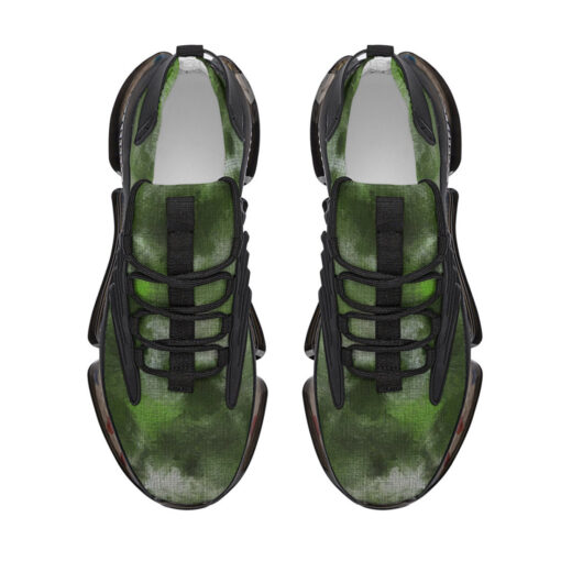 Green Canvas Camouflage Air Sneakers - Image 3