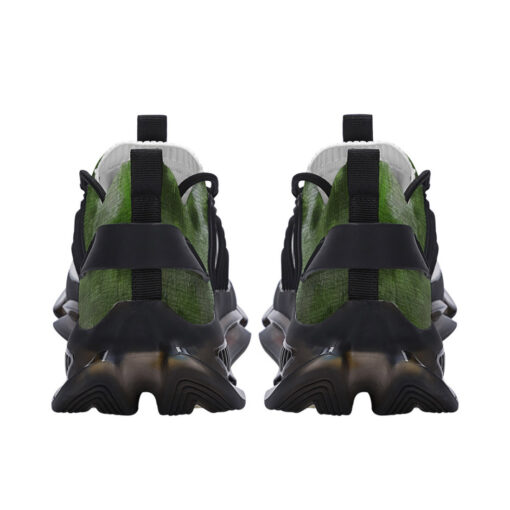 Green Canvas Camouflage Air Sneakers - Image 4