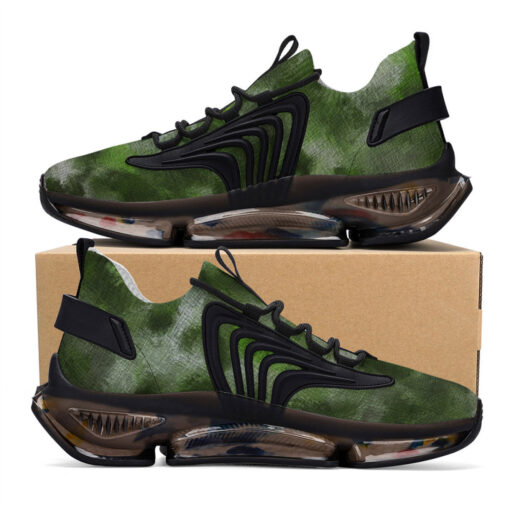 Green Canvas Camouflage Air Sneakers