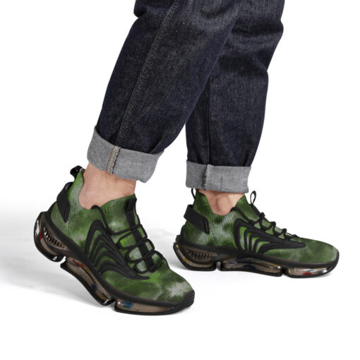 Green Canvas Camouflage Air Sneakers - Image 7