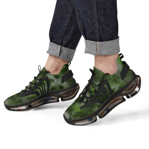 Green Canvas Camouflage Air Sneakers - Image 8