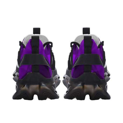 Violet Polygons Air Sneakers - Image 4