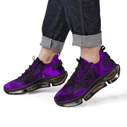 Violet Polygons Air Sneakers - Image 8