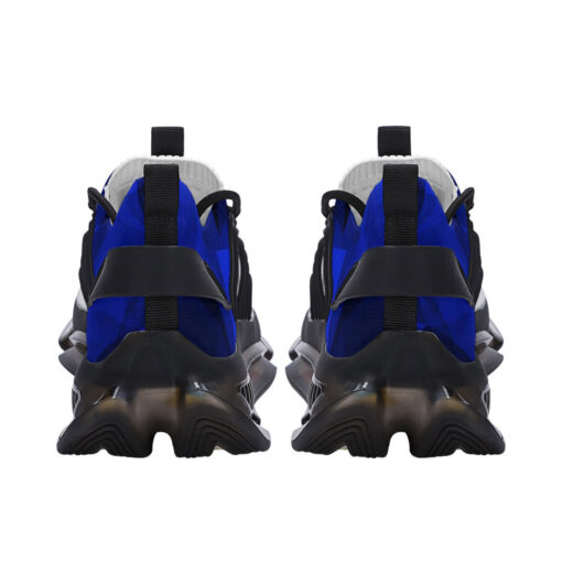 Blue Polygons Air Sneakers - Image 4