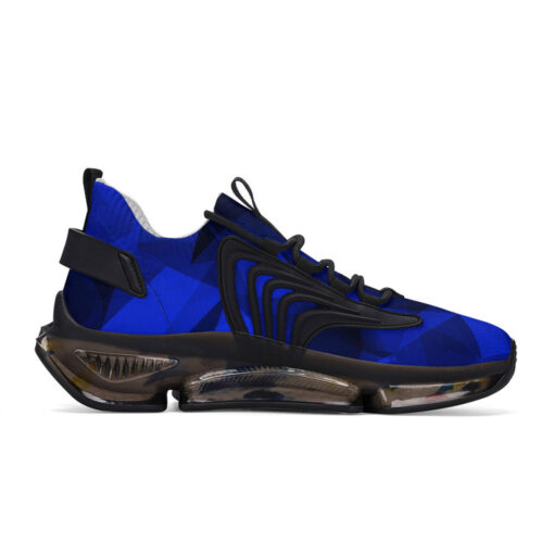 Blue Polygons Air Sneakers - Image 6