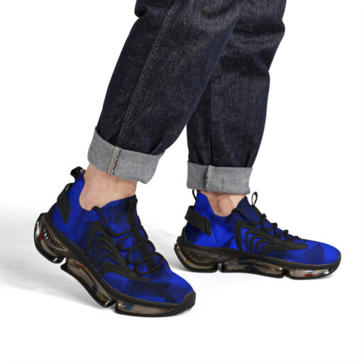 Blue Polygons Air Sneakers - Image 7