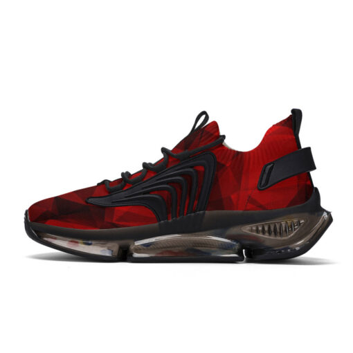 Red Polygons Air Sneakers - Image 2