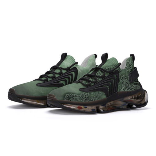 Green Lace Ornament Air Sneakers - Image 2