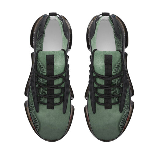 Green Lace Ornament Air Sneakers - Image 3