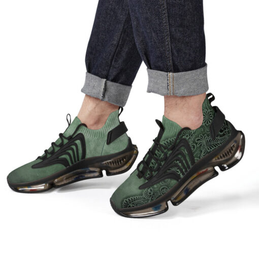 Green Lace Ornament Air Sneakers - Image 8