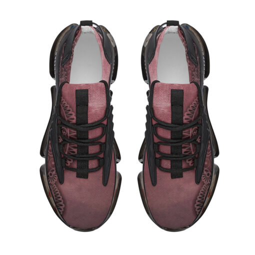 Red Lace Ornament Air Sneakers - Image 3