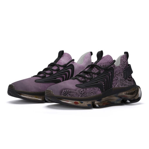 Violet Lace Ornament Air Sneakers - Image 2