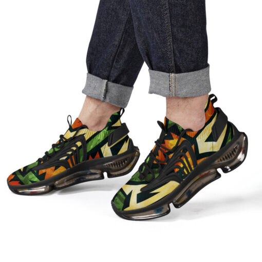 Green Ancient Grunge Air Sneakers - Image 8