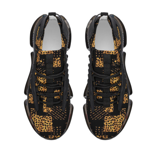 Abstract Animal Skin Fur Sneakers - Image 3