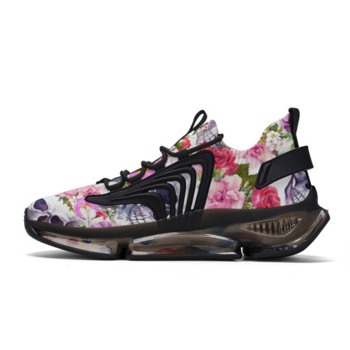 Watercolor Skulls Roses Air Sneakers - Image 5