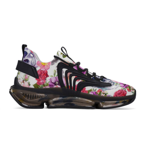 Watercolor Skulls Roses Air Sneakers - Image 6