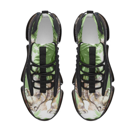 Rhinoceros Exotic Tropical Air Sneakers - Image 4