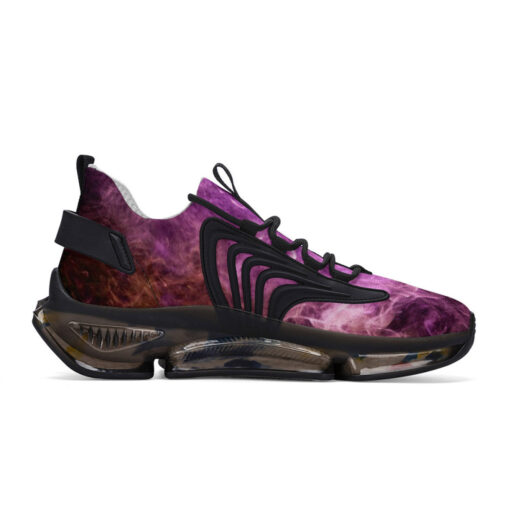 Violet Yellow Cloud Smoke Air Sneakers - Image 5