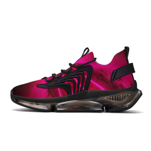 Red Yellow Futuristic Neon Air Sneakers - Image 5