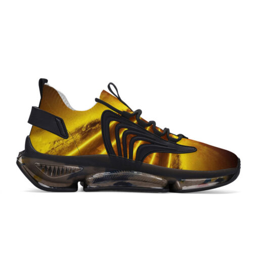 Red Yellow Futuristic Neon Air Sneakers - Image 6