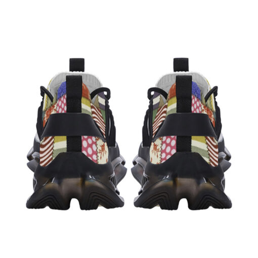 Cloth Patchwork Air Sneakers - Image 4