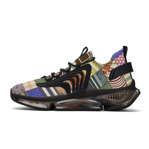 Cloth Patchwork Air Sneakers - Image 5