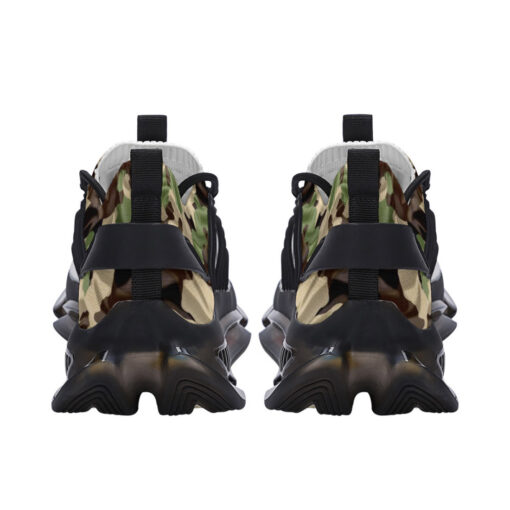 Crumpled Fabric Folds Camouflage Air Sneakers - Image 4