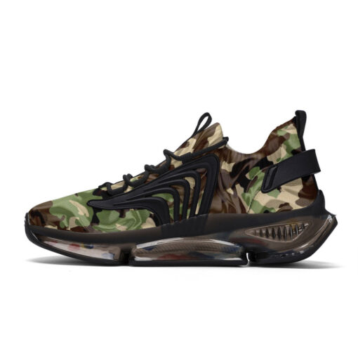 Crumpled Fabric Folds Camouflage Air Sneakers - Image 5