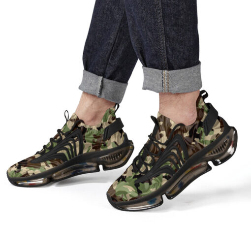 Crumpled Fabric Folds Camouflage Air Sneakers - Image 8