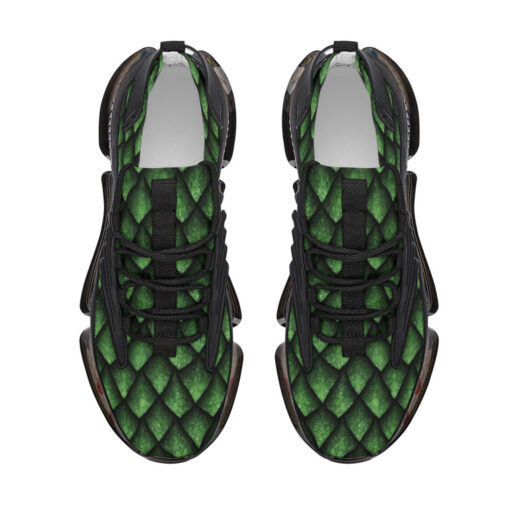 Green Dragon Scales Air Sneakers - Image 3