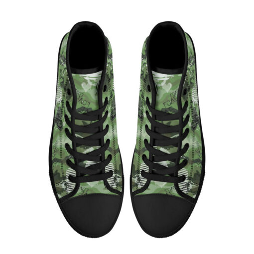 Grunge Love Graffiti High-Top Shoes - Image 3