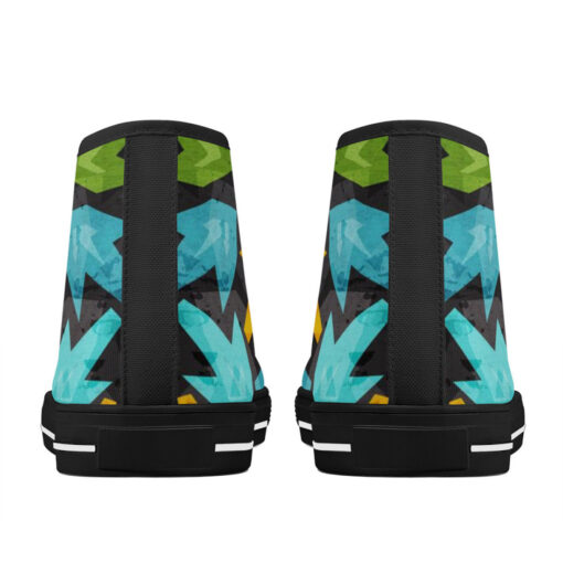 Grunge Colored Arrows High-Top Shoes - Image 6