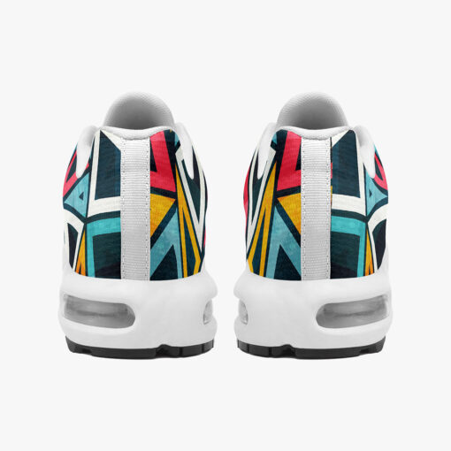 Colorful Triangles Cushion Air Sneakers - Image 6