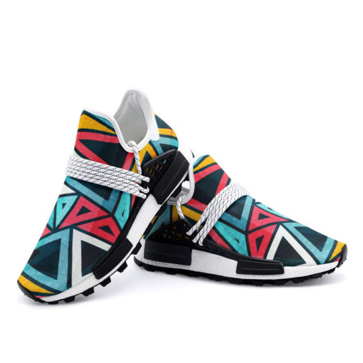 Colorful Triangles Mesh Sneakers