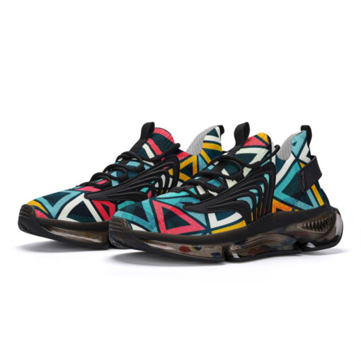 Colorful Triangles Air Sneakers - Image 2