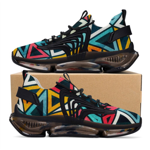 Colorful Triangles Air Sneakers