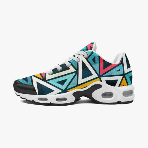 Colorful Triangles Cushion Air Sneakers - Image 4