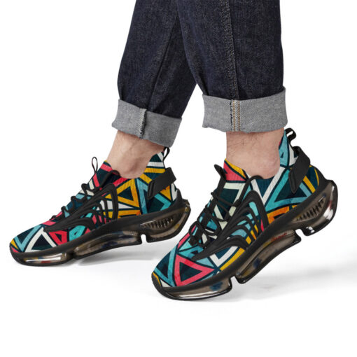 Colorful Triangles Air Sneakers - Image 8